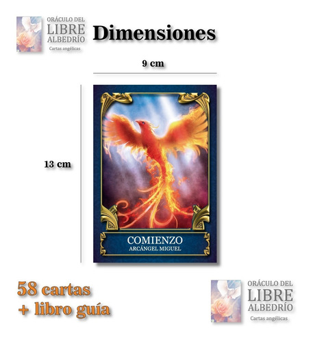Tarot Cartas Angelicales - Oráculo Del Libre Albedrío