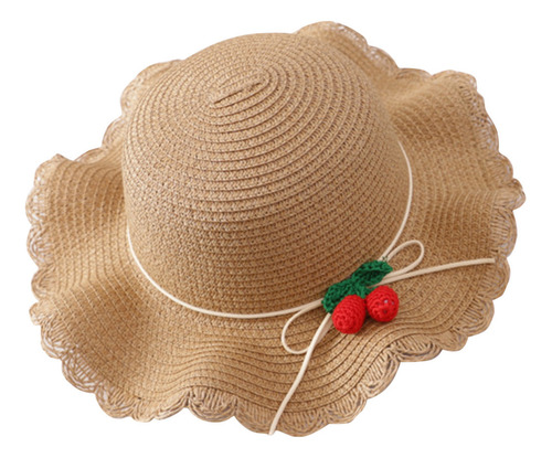Sombrero De Verano Para Niños De Encaje Decorado Con Lazo En