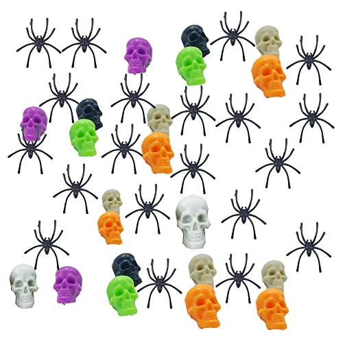 Halloween Plastic Spider, 50 Pcs Realistic Fake Spiders...