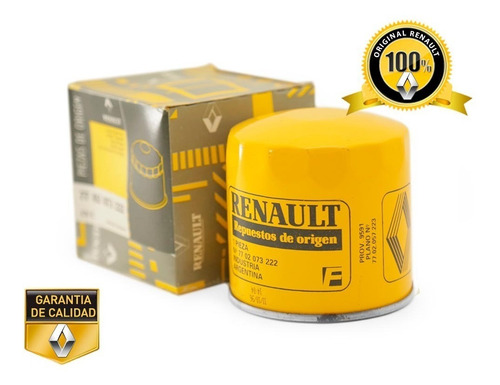 Filtro Aceite R18/fuego 2.0 8183 Original