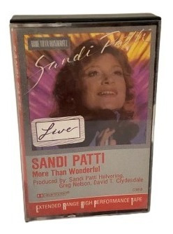 Sandi Patti*  More Than Wonderful Cassette Us [usado]