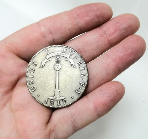 Moneda Chilena, Reproducción, Peso Santiago 1817