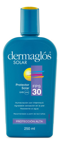Protector Solar Dermaglos® F30+ Alta Protección | 250ml