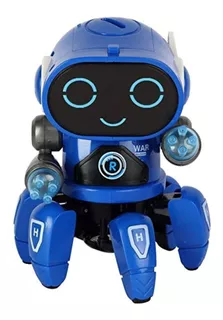 Robot Para Niños Con Luces, Sonidos Y Camina Hermoso Diseño