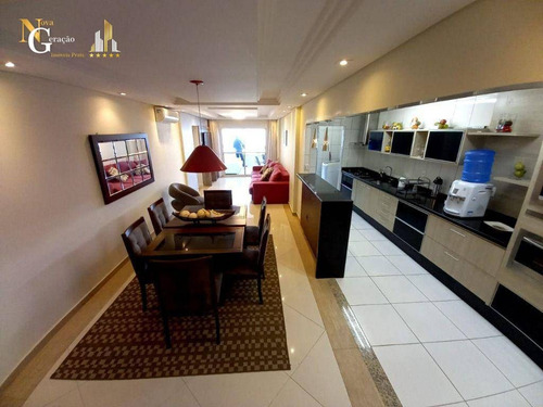 Imagem 3 de 18 de Apartamento Com 3 Dormitórios À Venda, 155 M² Por R$ 1.185.000,00 - Caiçara - Praia Grande/sp - Ap5003