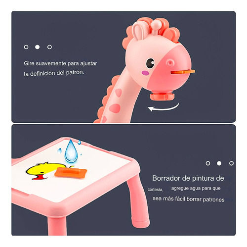 Mesa Proyector Para Pintar Dibujar Niños Juego Didáctico