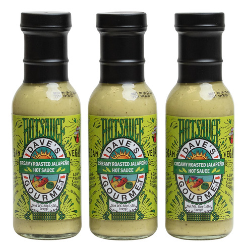 Salsa Cremosa De Jalapeño Asado 240 Gramos Paquete De 3