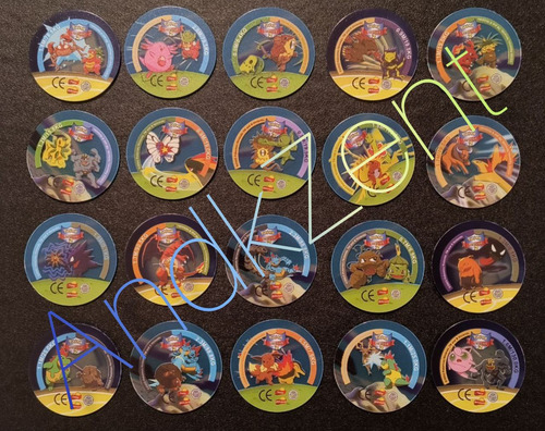 Tazos Pokémon Traslúcidos