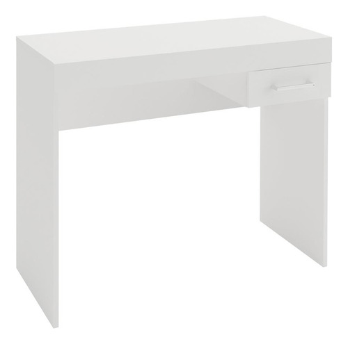 Escrivaninha 91cm Com 1 Gaveta Multimóveis Cr25203 Cor Branco
