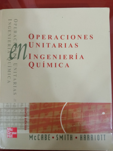 Libro Operaciones Unitarias En Ingeniería Química 