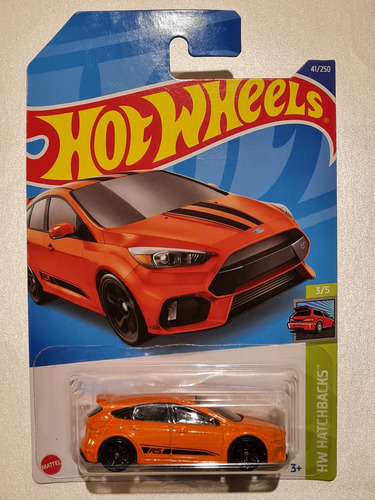 Hot Wheels N° 41 Ford Focus Rs 3/5 Hatchbacks