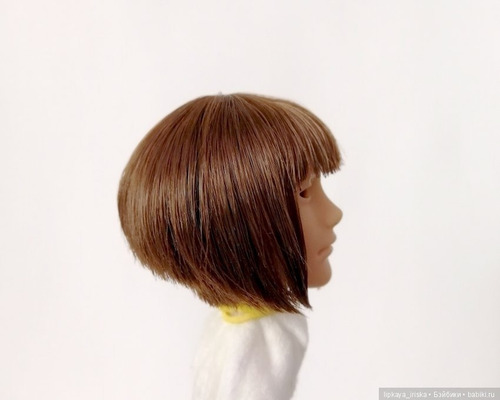 Pelucas Cabello Corto Para Muñecos Masc. Y Fem 20 Cm Circunf