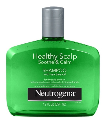 Shampoo Neutrogena Tea Tree Soothe Calm Cabello Seco 354ml