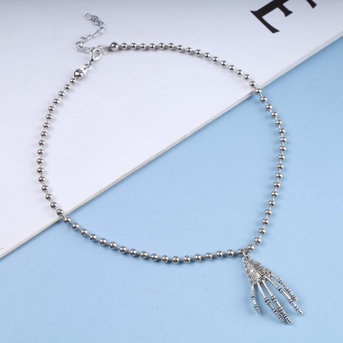Andelaisi Gargantilla De Mano De Esqueleto Bohemio, Collar C
