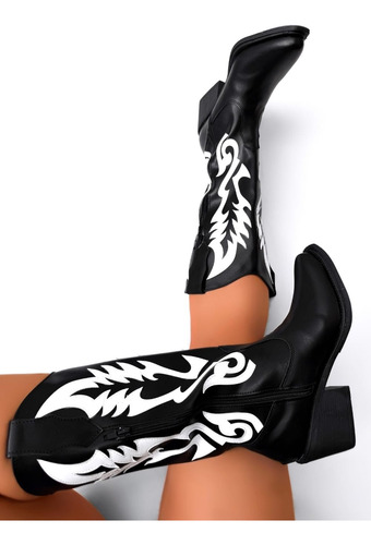 Botas Texanas Caña Alta, Estilo Y Comodidad - Tendencia 2025