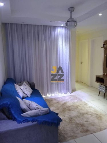Imagem 3 de 25 de Lindo Apartamento Com 2 Dormitórios À Venda No Residencial Treviso, 52 M² Por R$ 195.000 - Parque Planalto - Santa Bárbara D'oeste/sp - Ap6527