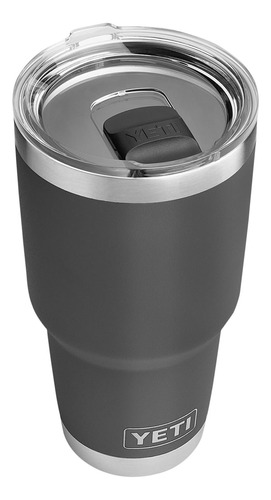 Vaso Yeti De Acero Inoxidable, Con Tapa, 890 Ml Negro Carbón