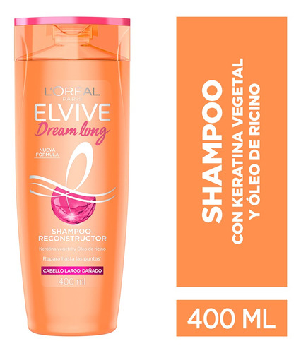 Shampoo L´oréal Paris Elvive Dream Long Reconstrucción 400ml