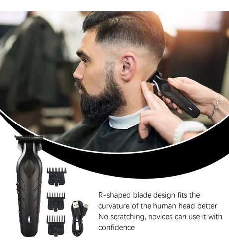 Conjunto De Máquina De Cortar Cabelo Elétrica De 1 Peça