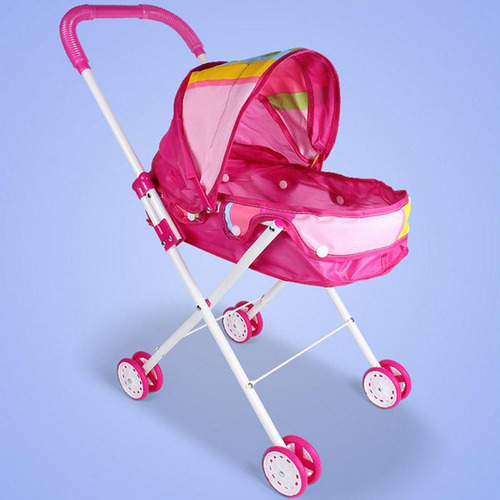 Mini Cochecito De Muñeca Para Bebé Recién Nacido, Carrito