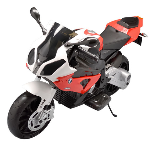 Moto Elétrica Infantil Bmw S1000rr 12v Até 5km/h C/ Rodinha Cor Vermelho