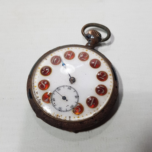 Imagen 6 de 10 de Antiguos Cuadrantes Maquinas Reloj A Restaurar Lot Mag 59387