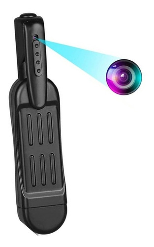 Câmera Mini Espiã T18 Caneta Filmadora 1080p Camisa Policial