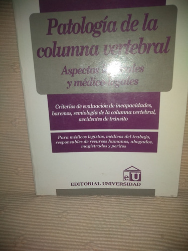 Patología De La Columna Vertebral - Maciá - Universidad 