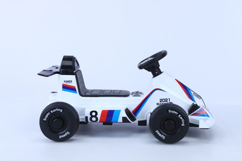 Imagen 4 de 5 de Auto Go Kart A Batería Bdq-9 Blanco