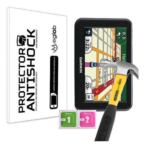 Protector De Pantalla Antishock Anti-golpe Garmin Nuvi 40