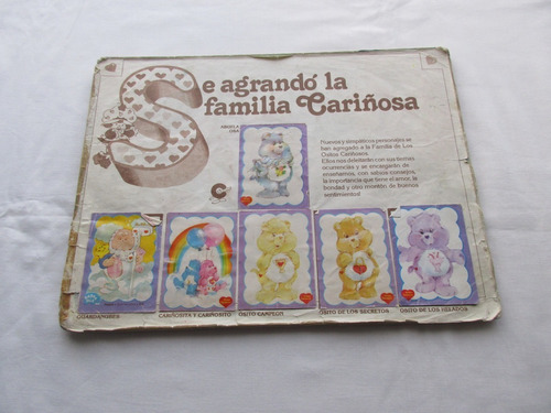 Album De Figuritas Ositos Cariñosos, 1985!, Le Faltan 3 Figu