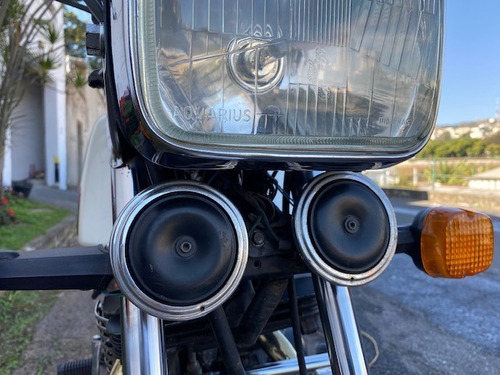 Honda Cb 450 Tr 1986/87 Placa Prata
