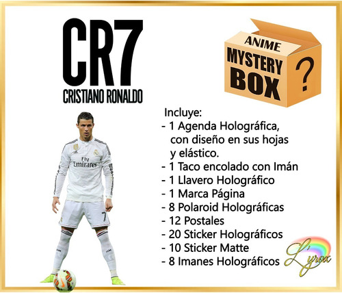  Cristiano Ronaldo Mystery Box Caja Misteriosa Cr7 Futbol