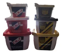 Comprar Pack  Recipientes Nacional Peñarol 140ml 270ml 470ml