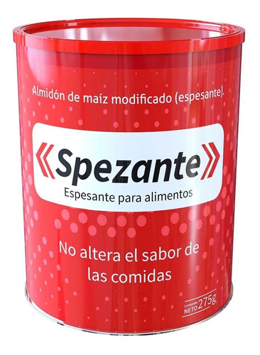 Spezante Espesante De Alimentos - Almidón De Maíz - No Altera El Sabor