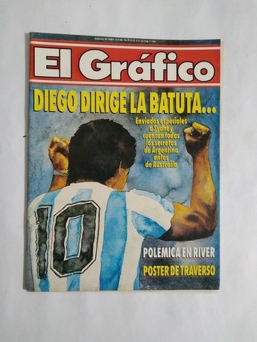 El Grafico 3864 Maradona Una Vida De Novela,poster Traverso