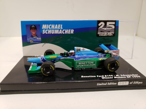 Benetton Ford B194 Schumacher Campeon 1994 1/43 Minichamps
