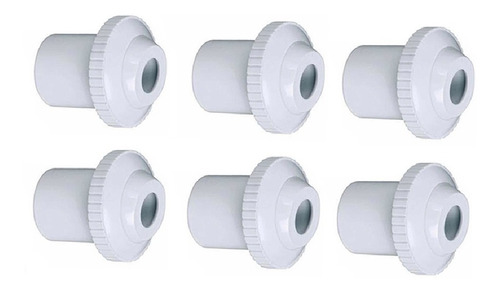 6 Boquilla De Retorno Para Alberca 1.5 A 3/4 PuLG Pvc 