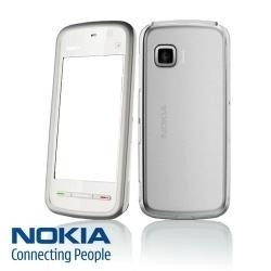 Carcasa Nokia 5230 Blanca Plata Morado