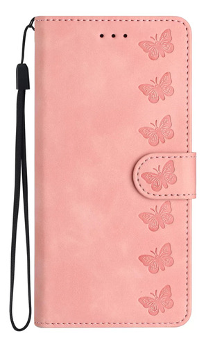 Funda Tipo Billetera De Cuero Con Forma De Mariposa For