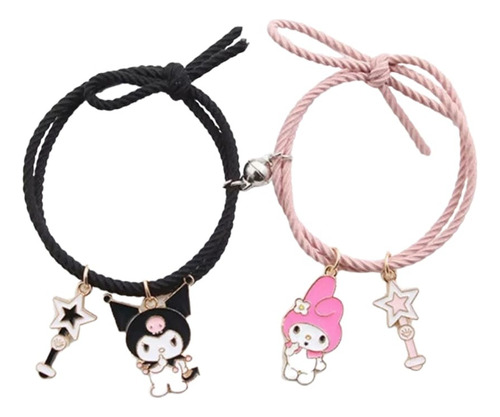 Set De 2 Pulseras Magnéticas Mejores Amigos Amor Amistad