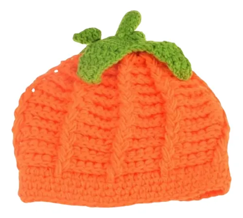 Gorro De Calabaza De Ganchillo Para Bebé