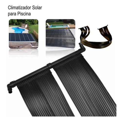 Colector Solar Calefaccion Piscina Pileta Kit Hasta 8000 L