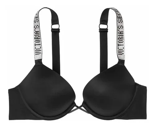 Sostén Victoria Secret Con Brillos Doble Push Up