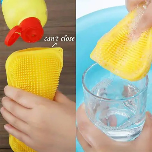 Cepillo De Limpieza De Silicona 3 En 1 Multifuncional Para C
