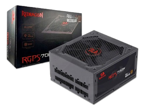 Fuente De Poder Certificada Redragon 700w Mod 80plus Bronze