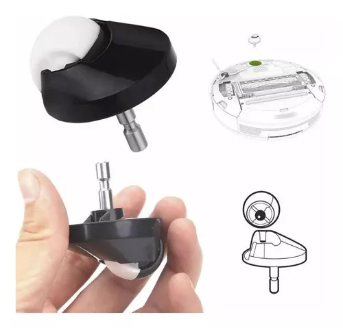 Rueda Delantera Verde para Roomba Series 500 600 700 800 900 E e I. Repuesto  para Robots aspiradores. - CDRecambios