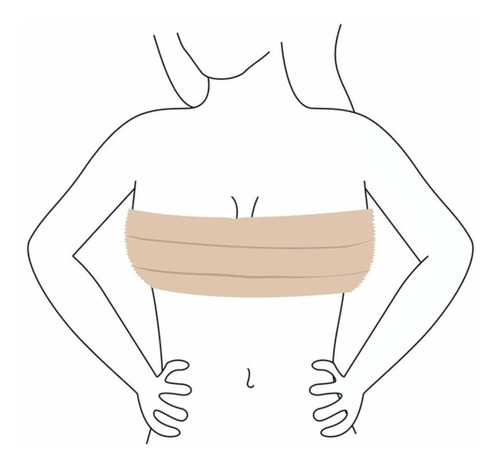 Imagen 5 de 10 de Combo Corpiño Adhesivo Cinta Boob Tape 5 Mts + Pezoneras