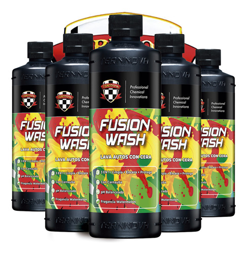 Ternnova | Fusion Wash | Shampoo + Cera De Carnauba | 500ml