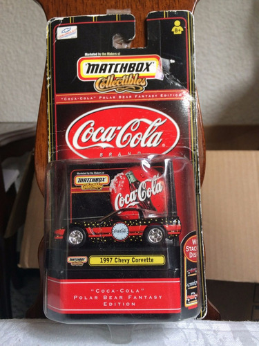 Matchbox Corvette 1997 Coca Cola Polar Bear Fantasy Edition